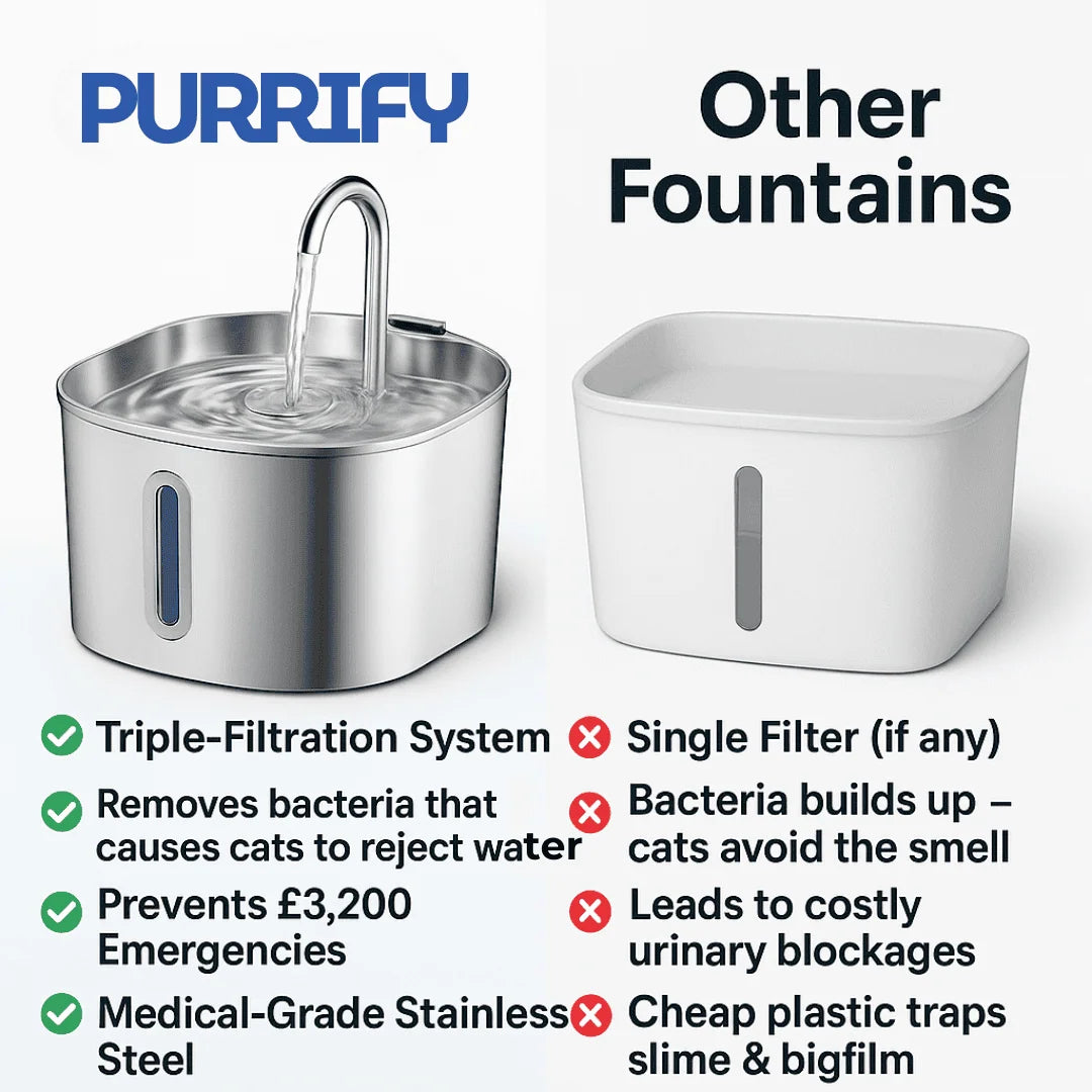 4 Month Kit: Purrify Fountain + 8 filter sets + FREE Gift 🎁